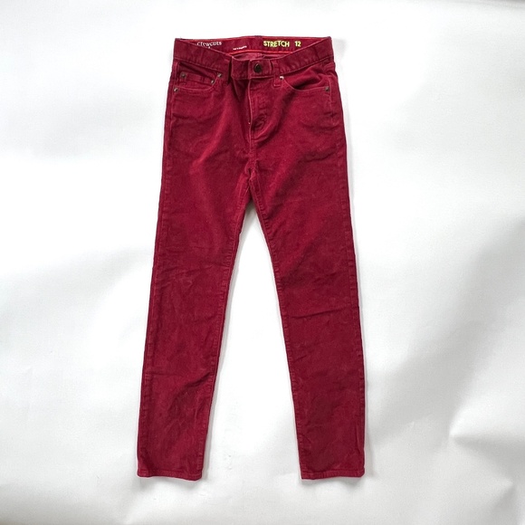 CREWCUTS Straight Fit Stretch Corduroy Pants - Kids Size 12 - Picture 2 of 13